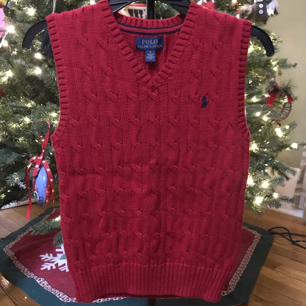 Polo Ralph Lauren Boys sz 6 sweater vest.